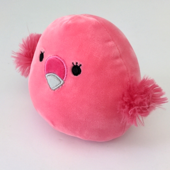 Squishmallow Cookie The Flamingo 5" Mini Plush 2018 Kellytoy Flamingo - Picture 3 of 9